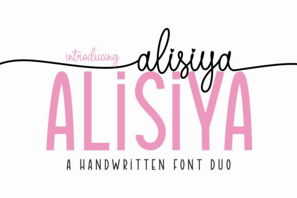 Alisiya: A Font Pairing for Elegant Designs