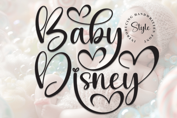Baby Disney Font: Charming Script for Elegant Designs