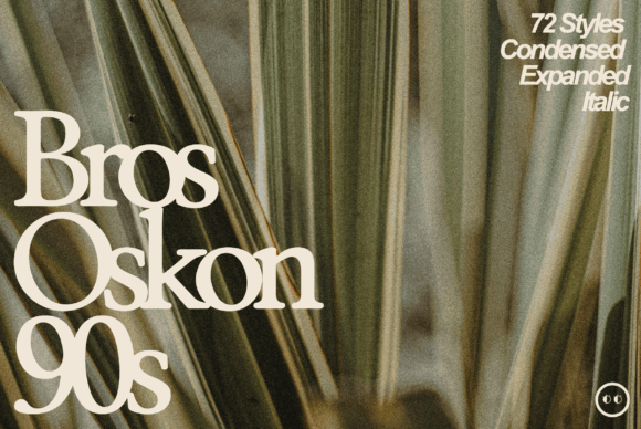 Bros Oskon 90s: A Retro Serif for Modern Design