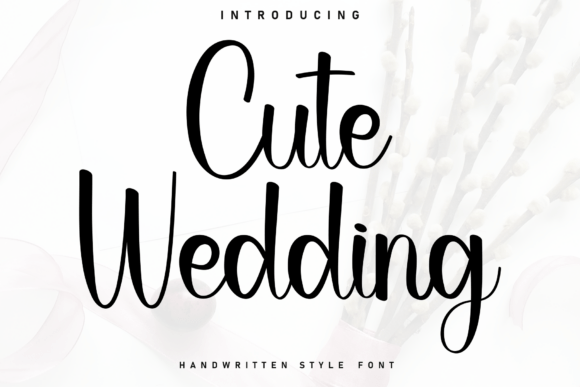 Cute Wedding Font: A Sweet Handwritten Typeface for Creative Projects