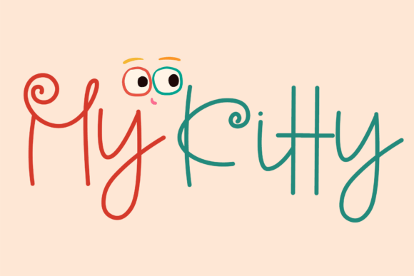 Discover My Kitty: A Sophisticated Script Font for Artisan Brands