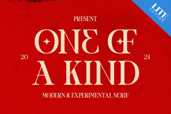 Discover One of a Kind: A Modern Serif Typeface
