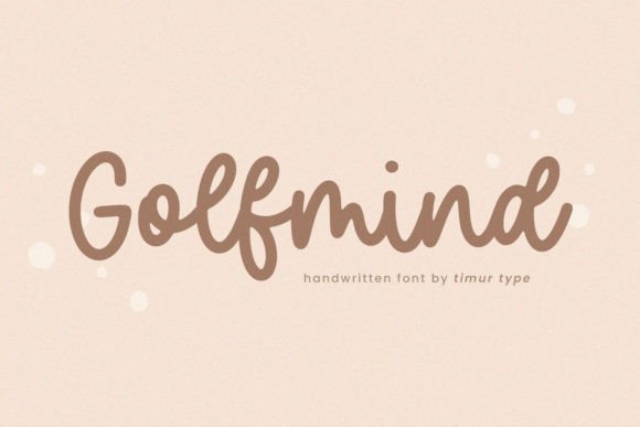 Golfmind: A Handcrafted Font for Creative Projects