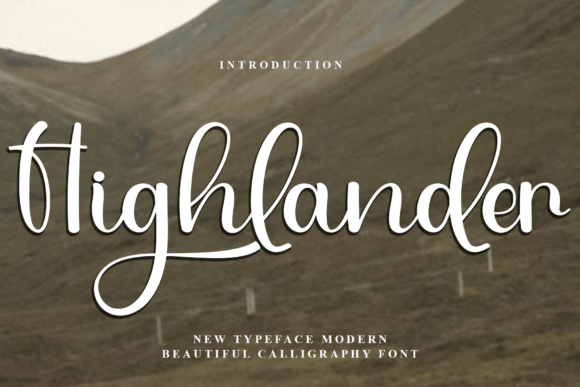 Highlander: A Festive Typeface for Magical Designs