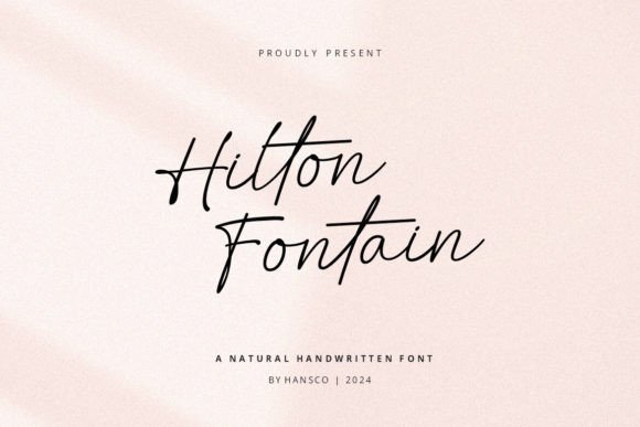 Hilton Fontain: A Modern Handwriting Typeface