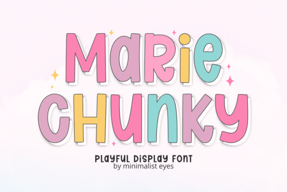 Marie Chunky: A Bold Typeface for Playful Design
