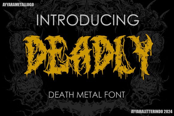 Unleash Your Dark Side with the Deadly Metal Font