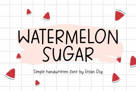 Watermelon Sugar: The Perfect Handwritten Sans Serif for Creative Projects