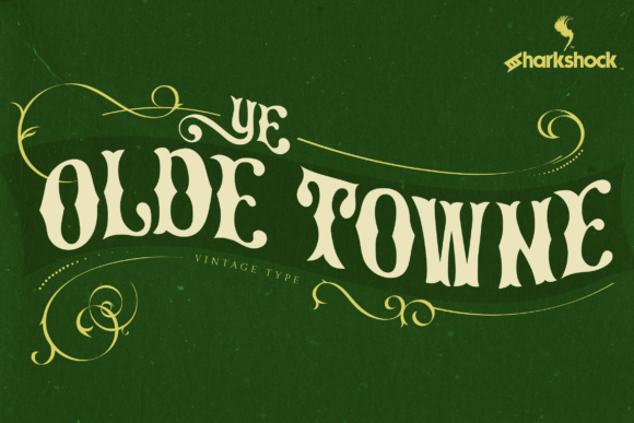 Ye Olde Towne: A Vintage Font for Authentic Designs